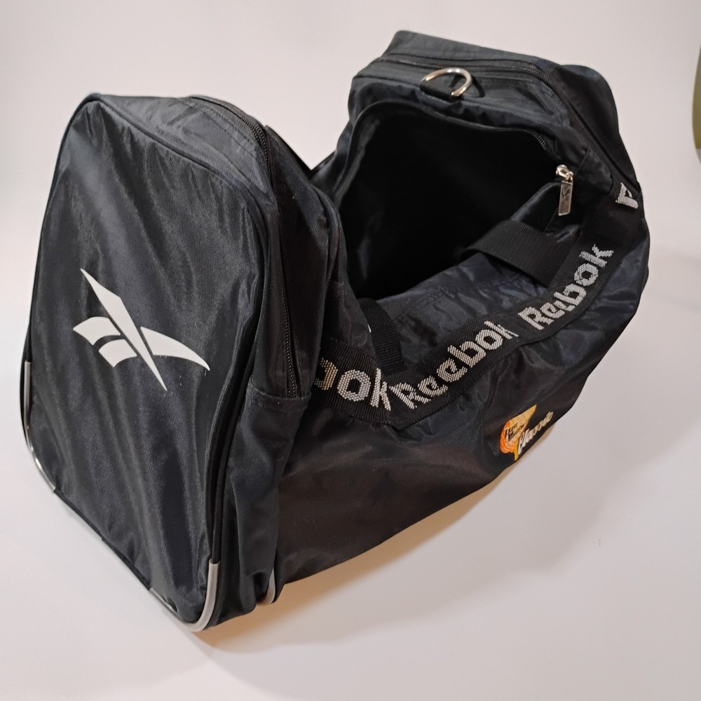 Reebok Izzo Mariucci Classic Black Duffle Bag Missing Shoulder Strap